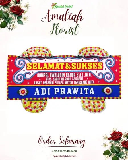Papan Bunga Ucapan Selamat Banjartanggul